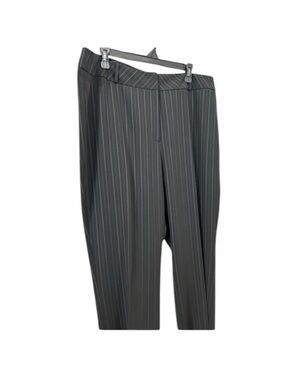 CASLON Dressy Black Pinstripes 16W Straight Leg Academia Business Preppy
Pants